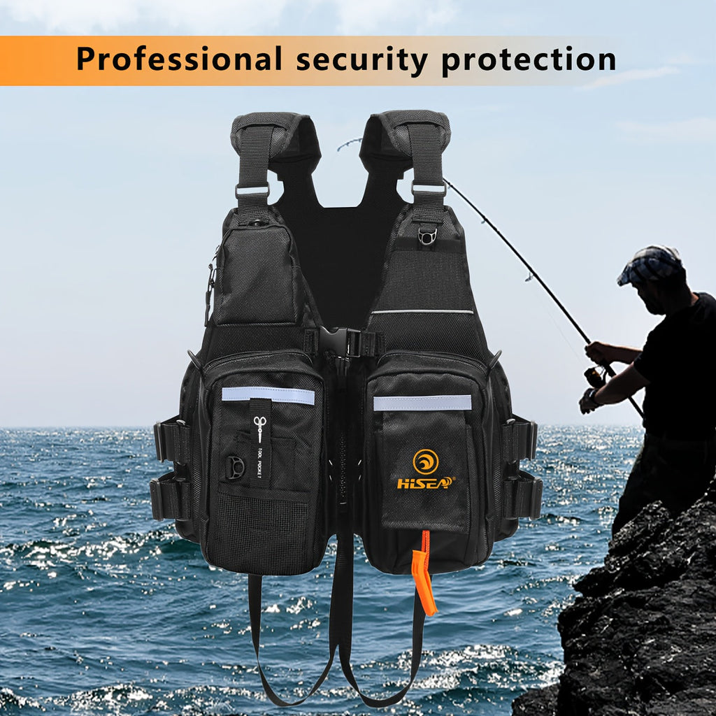 NNETM High Buoyancy Adult Life Jacket Black