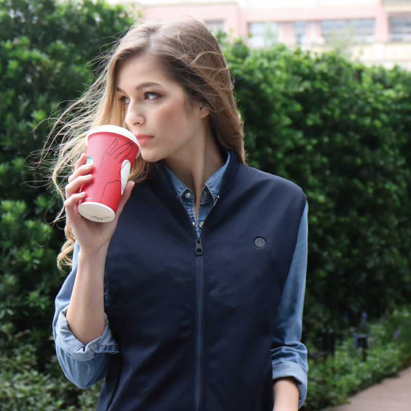 SUSTAIN Sport Heated Vest - Dark Steel Gray