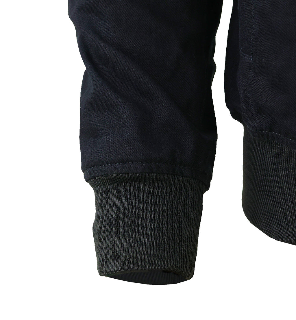 Burak Men’s Denim Safety Padded Motorcycle Bomber Jacket