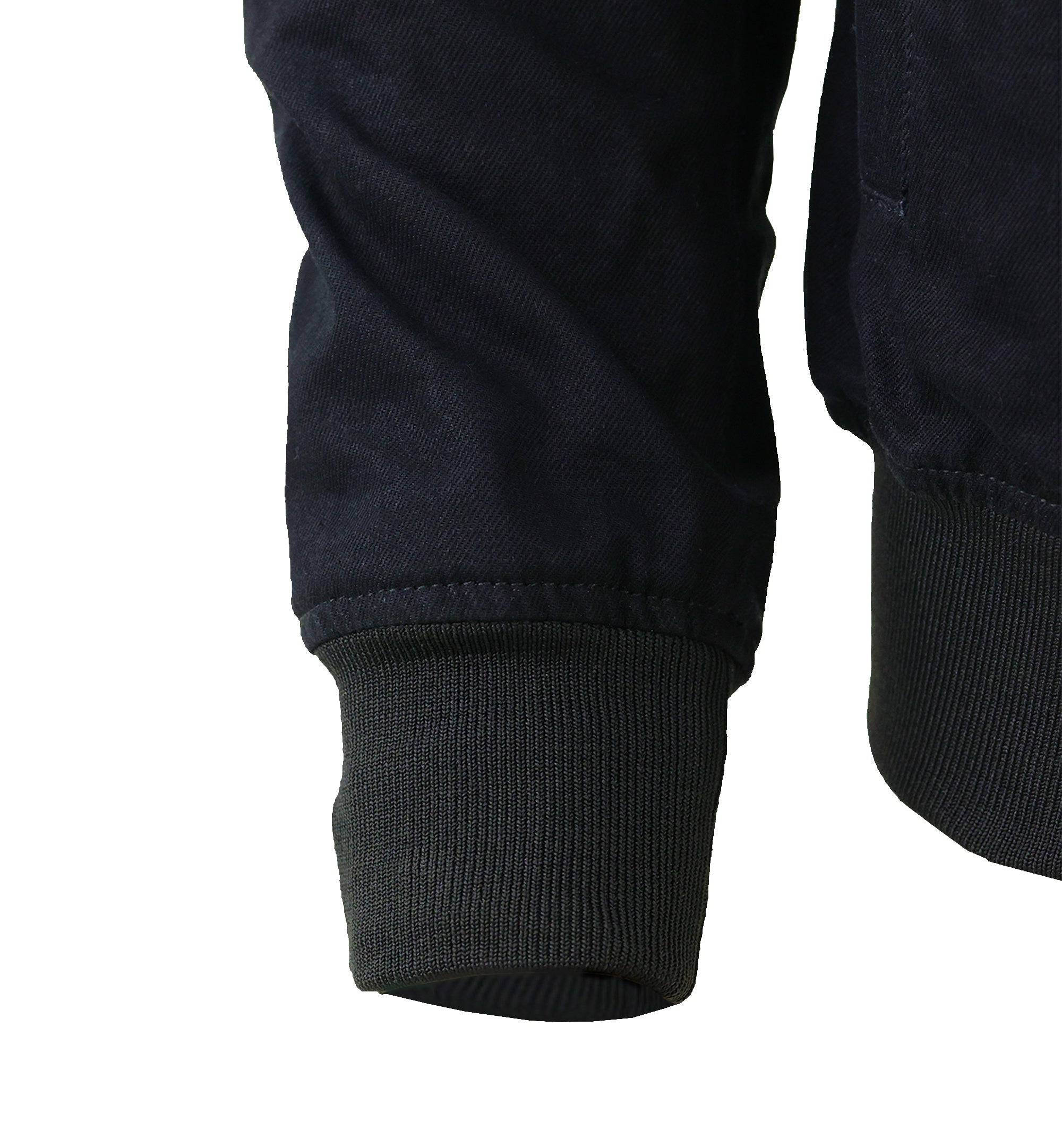 Burak Men’s Denim Safety Padded Motorcycle Bomber Jacket