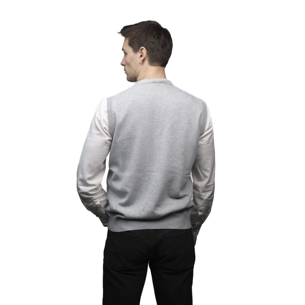 Men's Pure Cashmere V-Neck Vest