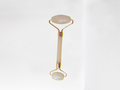Roller pierre quartz rose pour massage facial