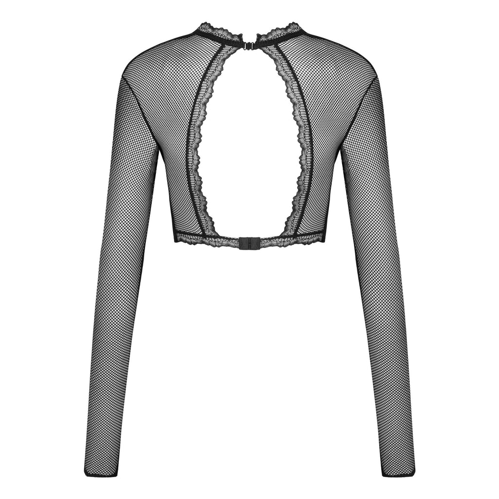 Sexy Fishnet Open Cup Top Obsessive Mibelia