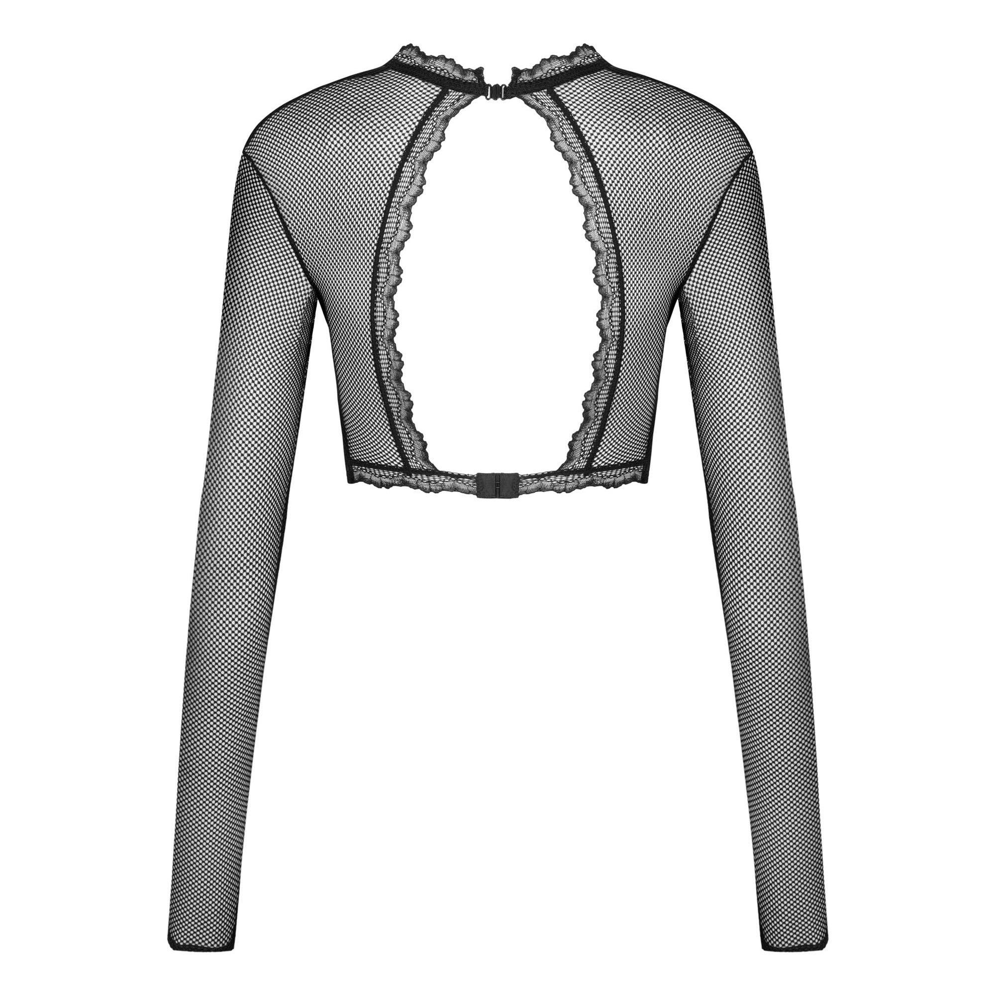 Sexy Fishnet Open Cup Top Obsessive Mibelia