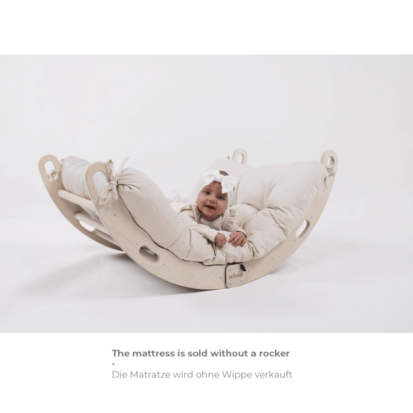 MAMOI® Cushion for toddler climbing frame indoor, Cushion for Baby kids climbing dome, Mat for wooden climbing triangle for children from 1/2/3 years