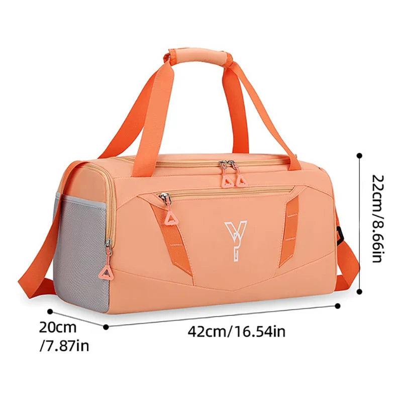 NNEOBA Travel Luggage Gym Bag Orange
