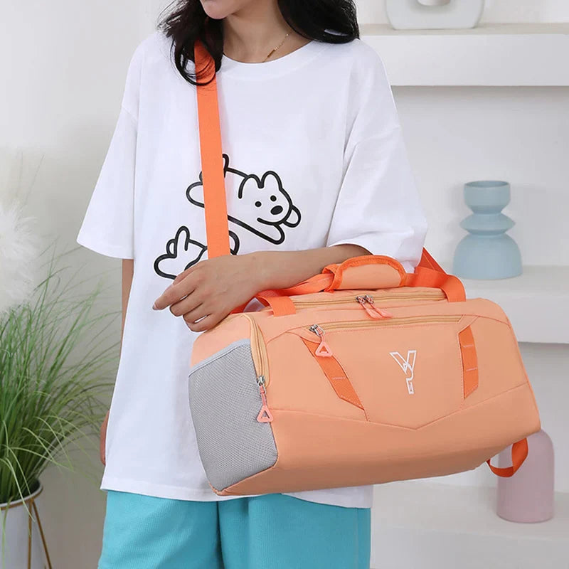 NNEOBA Travel Luggage Gym Bag Orange