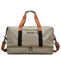 Nylon Travel Gym Duffel Bag Khaki