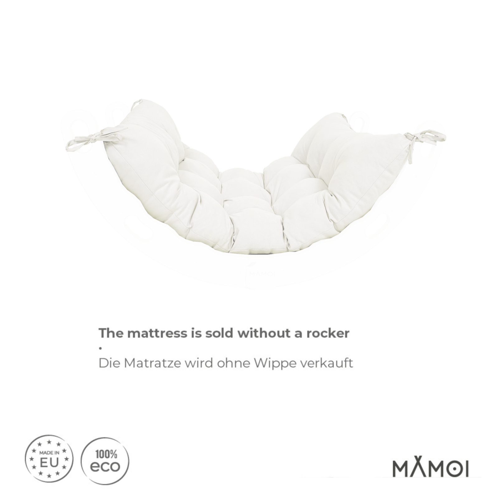 MAMOI® Cushion for toddler climbing frame indoor, Cushion for Baby kids climbing dome, Mat for wooden climbing triangle for children from 1/2/3 years