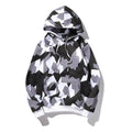 Camouflage Hooded Sweatshirts Fashion Mens Streetwear Hip Hop Skateboard Fleece Hoodies  Autumn Casual Camo