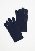 Gants unisex en cachemire 4 fils bleu marine - UNI 4