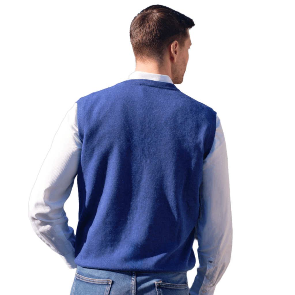 Men's Pure Cashmere V-Neck Vest