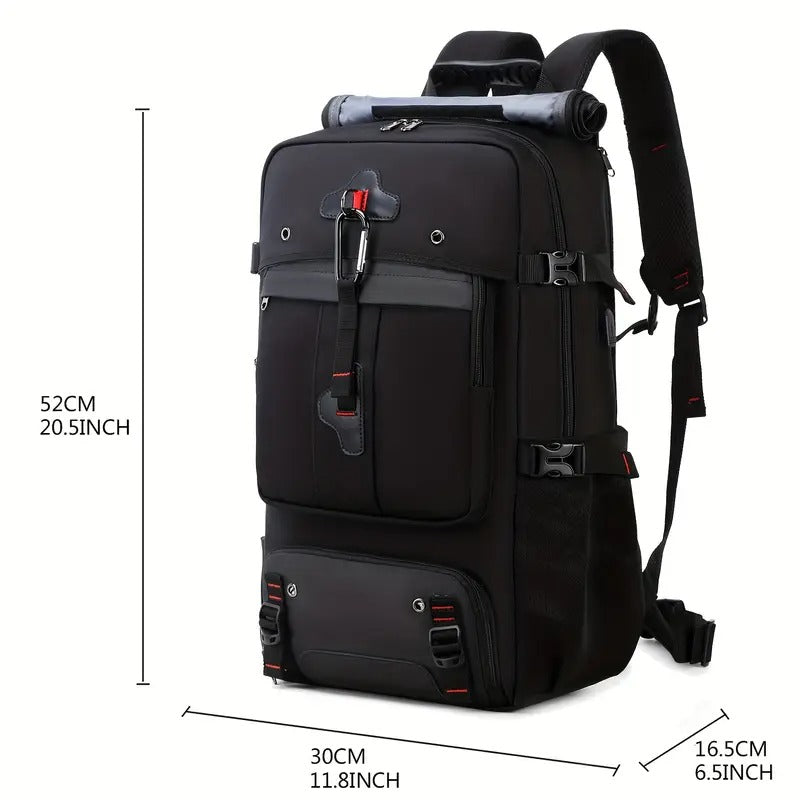 NNETM 50L Hiking Backpack with Shoe Compartment