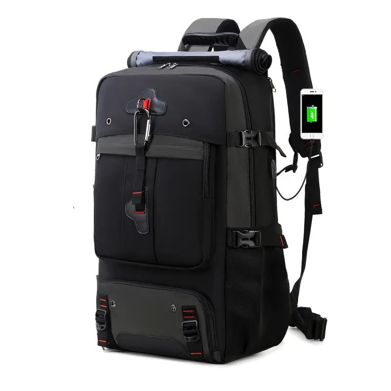 NNETM 50L Hiking Backpack with Shoe Compartment