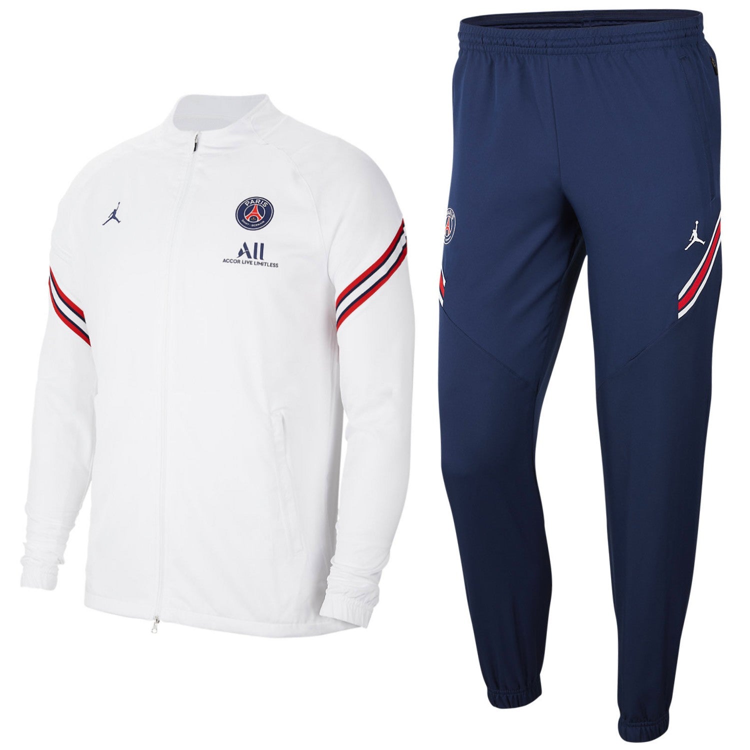 Jordan x PSG Soccer training presentation tracksuit 2021/22 - Jordan