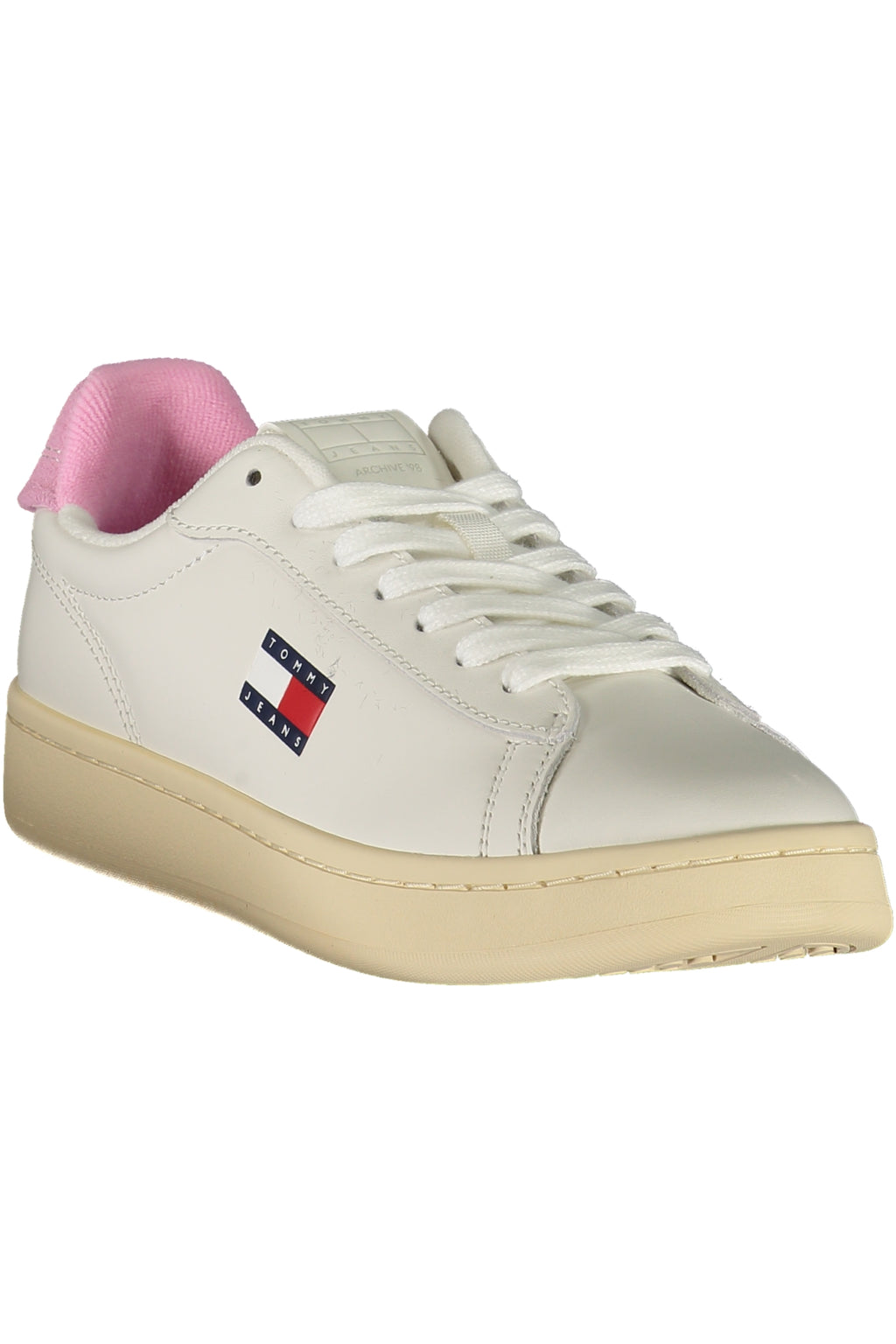 TOMMY HILFIGER WOMEN'S WHITE SPORTS SHOES